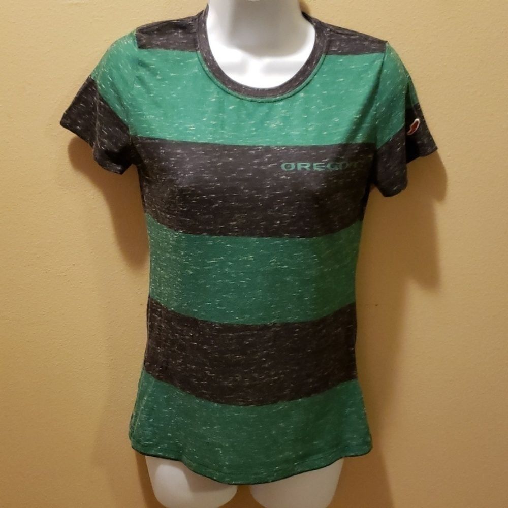Oregon Ducks rugby stripe collegiate trendy tee
